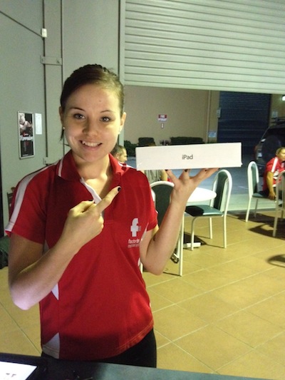 Refer a Friend iPad winner!